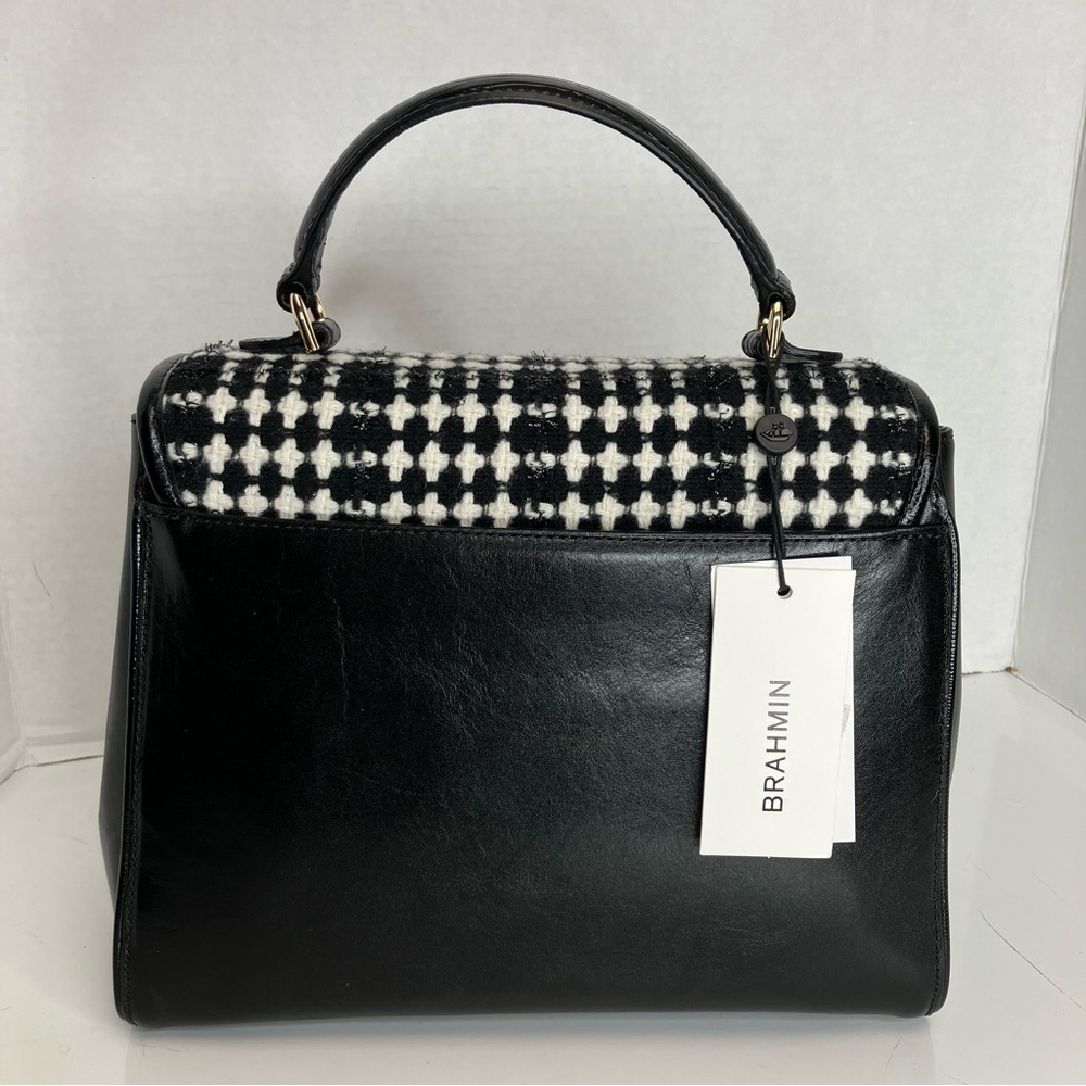 Brahmin Rene Black Hillside Genuine Leather Crossbody Purse - Picture 9 of 10